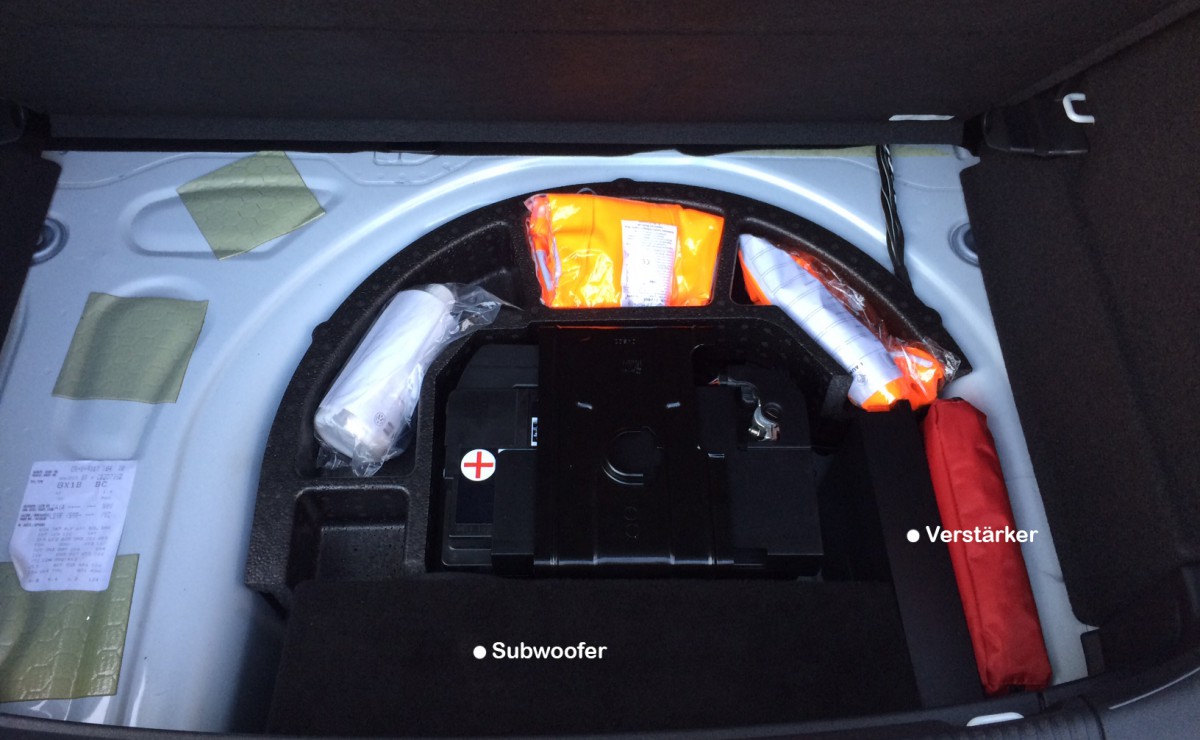 Audi A1 Soundsystem Upgrade komplett rückrüstbar